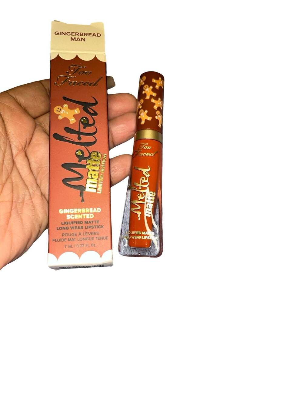 Too Faced Melted Matte Liquified Long Wear Lipstick in Gingerbread Man